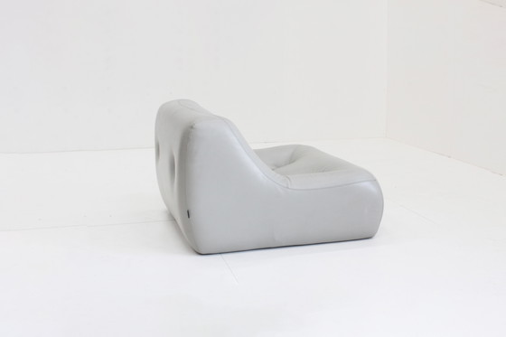 Image 1 of Kali Design Fauteuil Ligne Roset Michel Ducaroy Grijs Leder