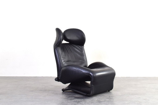 Wink leren stoel van Toshiyuki Kita voor Cassina, jaren 80. – fauteuils, Plastic, Leather