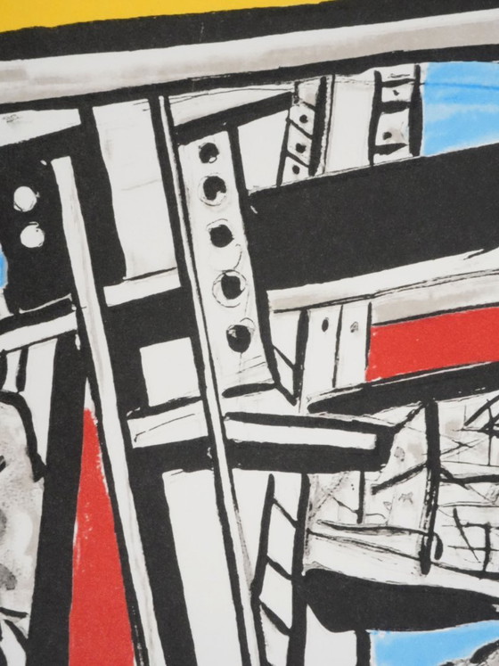 Fernand Léger: Die Baumeister in den Wolken, signierte Lithografie – Lithographien & Drucke, Paper (photo 7 of 11)