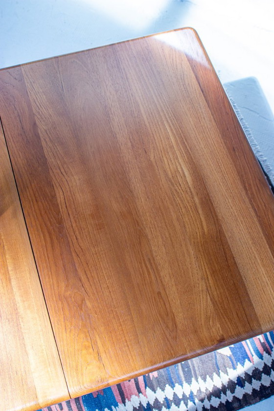 Image 1 of Vintage teak dining table, Danish Mid Century, 1960s, solid wood