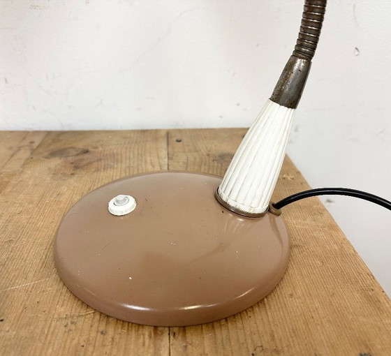 Image 1 of Lampada da tavolo industriale vintage a collo di cigno, anni '60