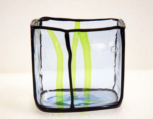 Fulvio Bianconi pour Venini, vase Epipedos, années 1990