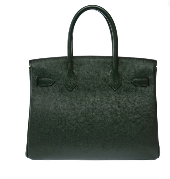 Image 1 of Sac HERMES Birkin 30 en Cuir Vert - 103577