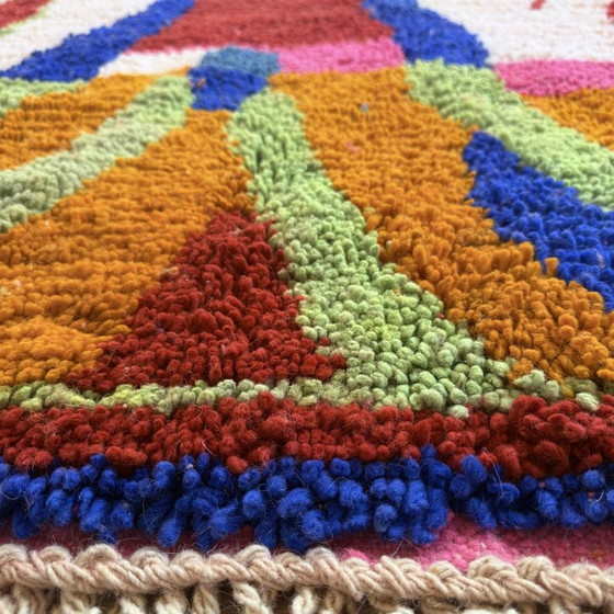 Magnificent Colorful Berber Rug 150/250cm – Rugs & carpets, Wool (photo 5 of 8)