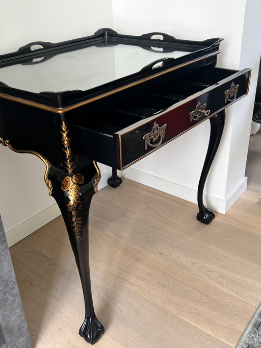 Chinoiserie Style Side Table Console