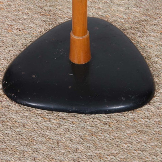 Image 1 of Lampadaire vintage en bois et métal des années 1960