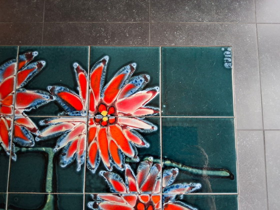 Image 1 of Salontafel met bijzet tafeltje Adri jaren 60/70