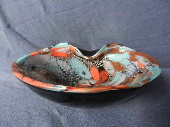 Mehrfarbige Glasschale, sogenannte Tutti Frutti AVEM Murano Italien – Schalen (photo 4 of 8)