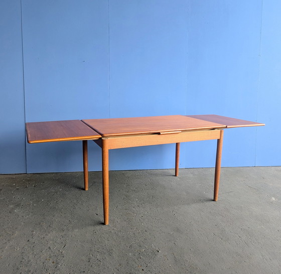 Image 1 of Midcentury teak extendable table