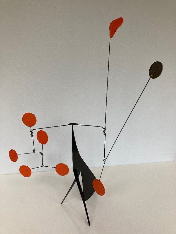 Image 1 of Black Stabile, 7 Discs, 1 Flag Mobile