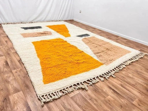 Alfombra marroquí hecha a mano de 200 cm x 300 cm.