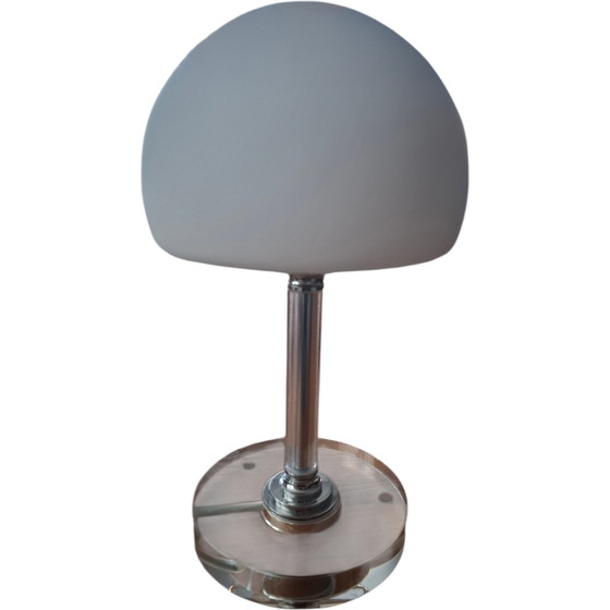 Image 1 of Space Age Mushroom Tafellamp – Chrome & Acryl – Touch Dimmer