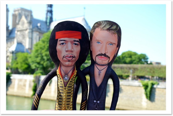 Image 1 of Johnny Hallyday cadeau | Franse Elvis rockdecoratie | Verzamelpop van een muzieklegende | Franse rockkunst