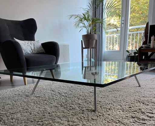 Glass design coffee table - Henk Vos for Maupertuus - 120×150 cm - 19 mm glass