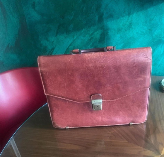 Guy Laroche Paris Vintage : Imposant Cartable Porte-Documents en Cuir - Unisexe – Autres sacs, Calfskin (photo 2 of 12)
