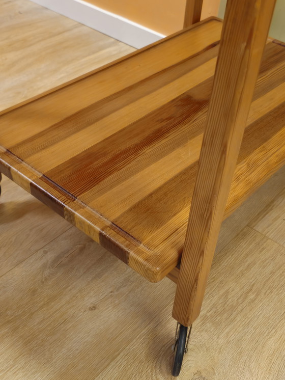 Image 1 of Carrello da portata vintage in opale, carrello per bevande, tavolino laterale