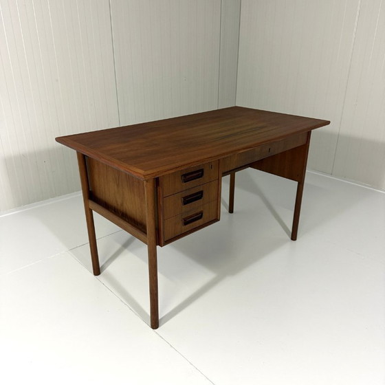 Gunnar Nielsen Teak Freestanding Desk Tibergaard Denmark – Wood (photo 2 of 15)
