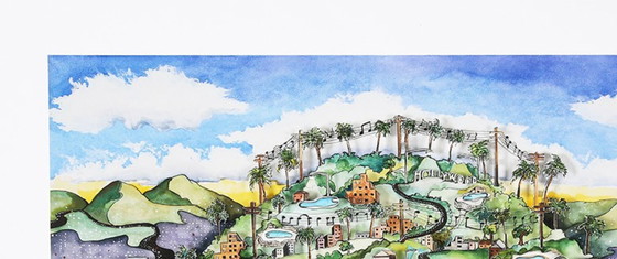 Image 1 of Pergola, Linnea - I love LA - Giclée - firmato a mano - NUOVO