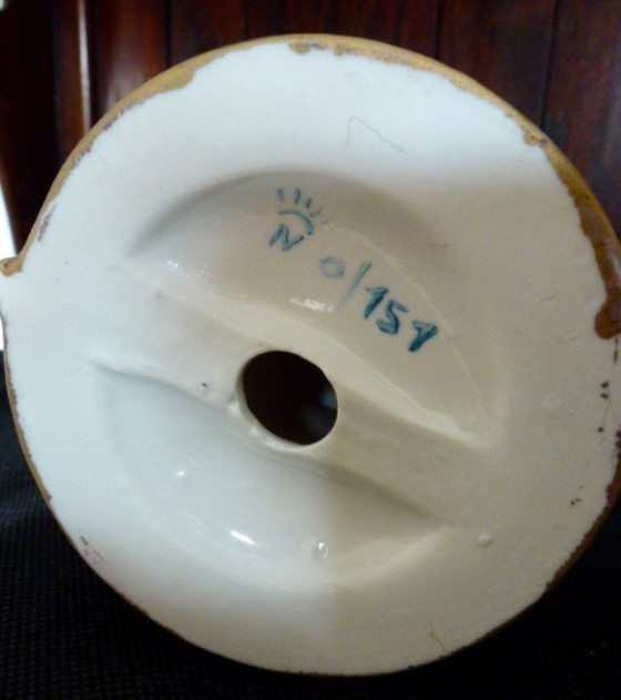 Image 1 of Capodimonte, 2x Nico Venzo Busts - Bisque porcelain.