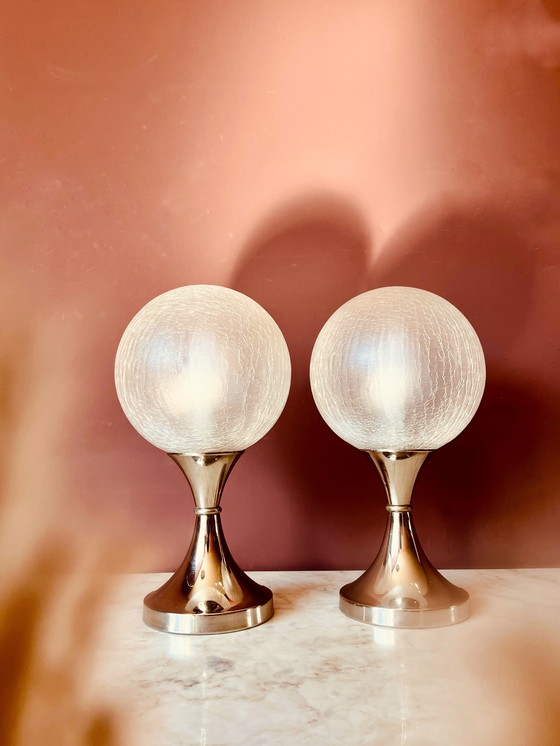 Image 1 of Two Beautiful Bankamp Leuchten Ball Lights