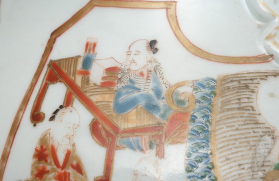 Image 1 of antieke Japanse porseleinen theepot Imari-ware