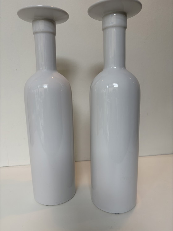 Image 1 of Twee kandelaars van Marcel Wanders voor de Bijenkorf