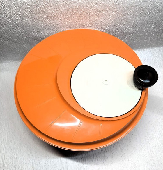 Image 1 of (W010) Moulinex Salad Garland vintage 313.0.00 – Arancione, in ottime condizioni (anni '70)