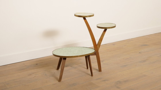 Image 1 of Vintage plantentafel | Etagère | 3 laags | Jaren 70