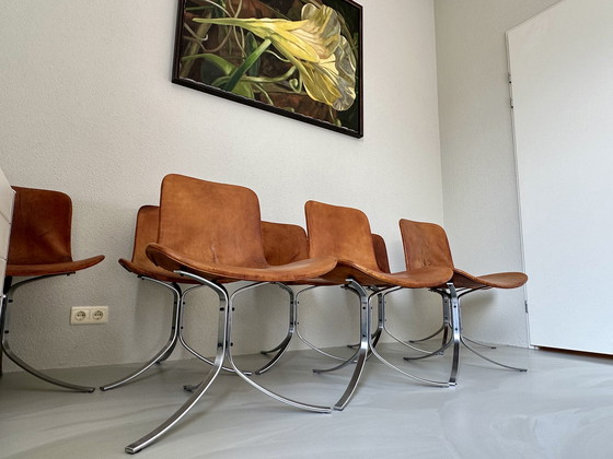 Image 1 of Vintage chairs PK9 PK 9 Poul Kjærholm Kjaerholm from EKC 8 pieces