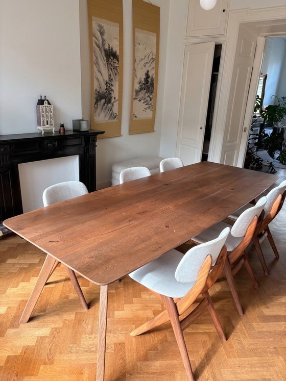 Tavolo da pranzo Riva 260x100, De Tafelaar, Tavoli da pranzo, Legno, Marrone (foto 6 di 6)