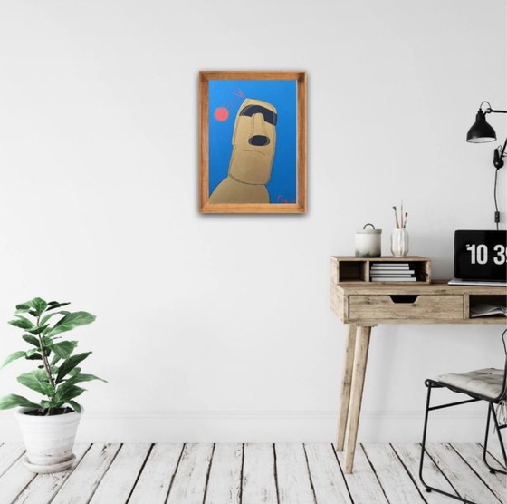 Image 1 of Acryl auf bespanntem Keilrahmen 46x33 cm.