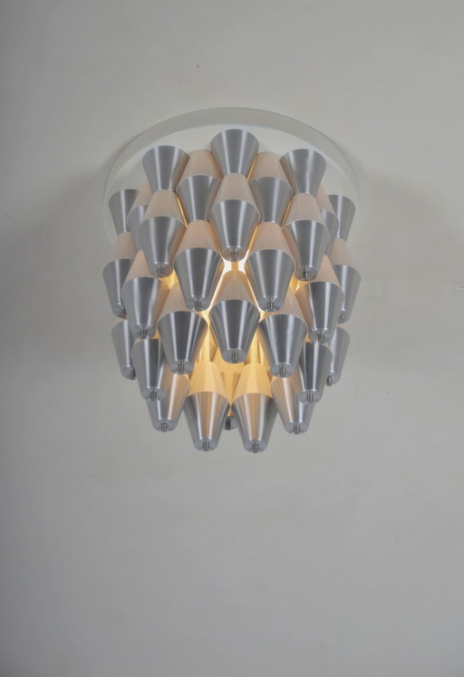 Rare Ceiling Lamp 'Ludic' By Raak, 1960s