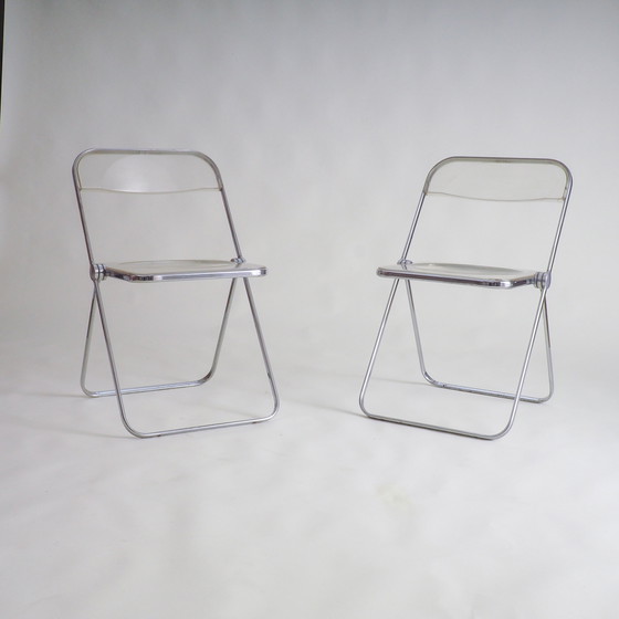 Image 1 of 2 sedie Plia di Giancarlo Piretti per Castelli