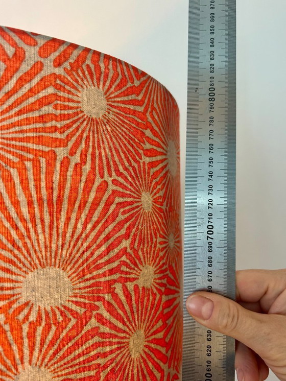 Image 1 of Kaiser Leuchten: Mid-Century Bubble Lampe in feurigem Rot