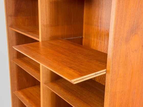 Image 1 of Grande libreria vintage in teak di Carlo Jensen per Hundevad