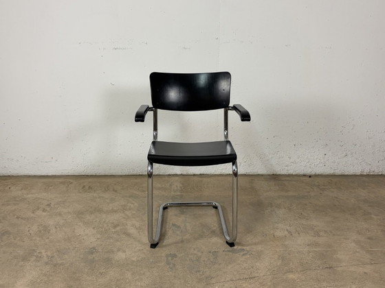 Image 1 of Sedia a sbalzo S43F di Mart Stam per Thonet, anni '70, set di 4 pezzi