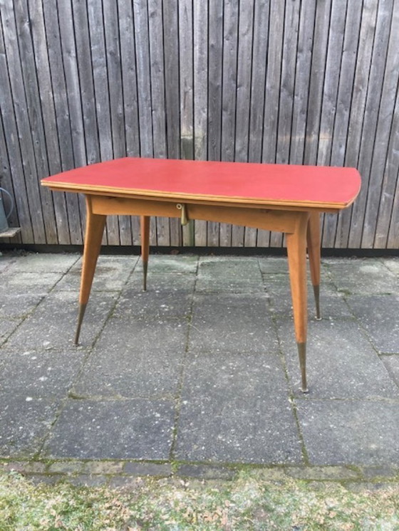 Image 1 of Special double extendable vintage dining table