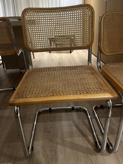 2X Neat Cesca Vintage Chairs (Model Marcel Breuer)