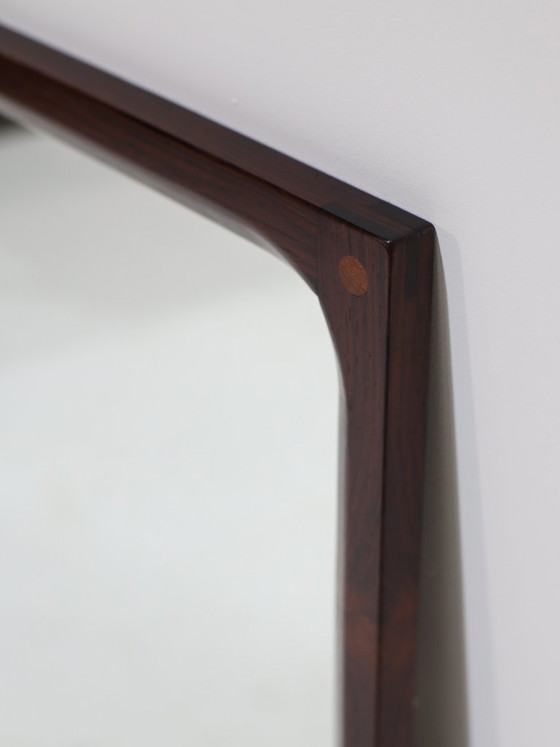 Grote Spiegel Aksel Kjersgaard Palissander Deens Vintage Jaren '60 - 2 – Glass, Wood (photo 4 of 9)