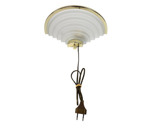 Image 1 of Applique vintage - Style Hollywood Regency - Verre pressé - Années 80