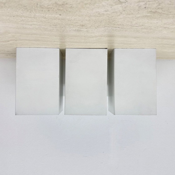 Image 1 of Set of 3 vintage Raak wall / ceiling lamps minimalist design , 1970s