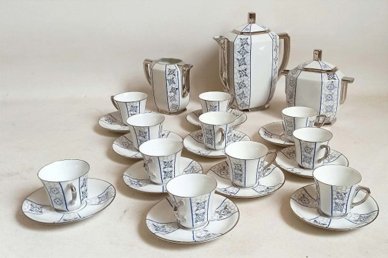 Servizio da caffè Art Déco 14 pezzi – Limoges, Stoviglie, Porcellana (photo 5 of 17)