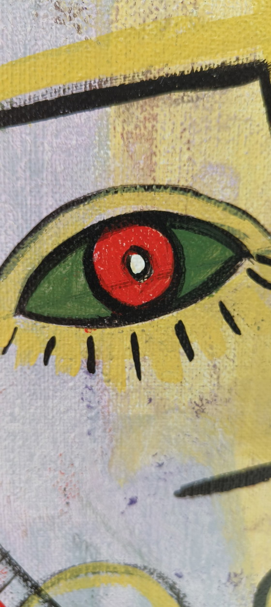 Image 1 of Ludo Huys, artista belga in stile Picasso.
