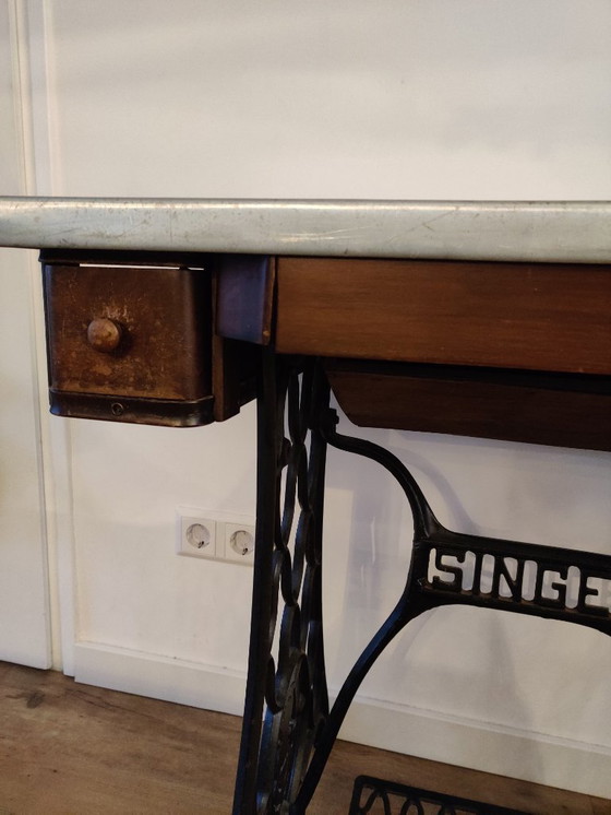 Image 1 of Singer sewing machine table