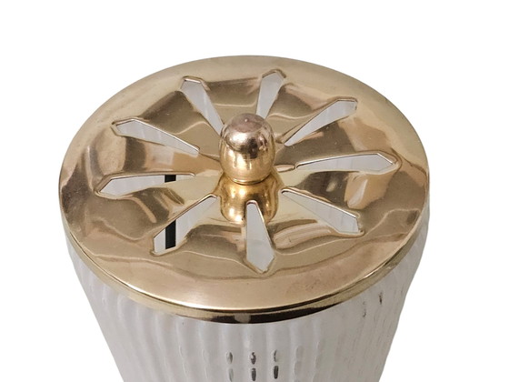 Image 1 of elegant bedside lamp / table lamp 1950s