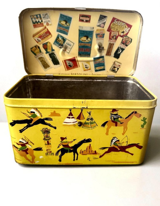 Image 1 of Scatola di Latta Bertolini Originale Anni '70