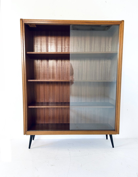 Image 1 of Vintage teak display case '60s