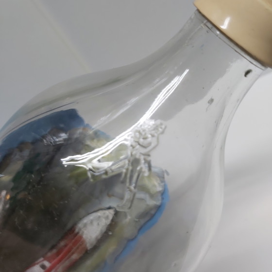 Image 1 of Das Lotsenschiff SS Hawaiian in einer Flasche, amerikanisches C-3 Fracht- und Passagierschiff MNC