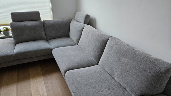 Image 1 of Beautiful light gray corner sofa from Montel (1.5 years old)