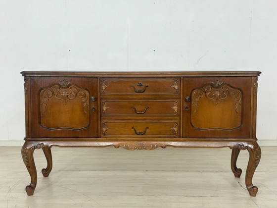 Image 1 of Chippendale Sideboard Commode Buffet Armoire de salon Vintage